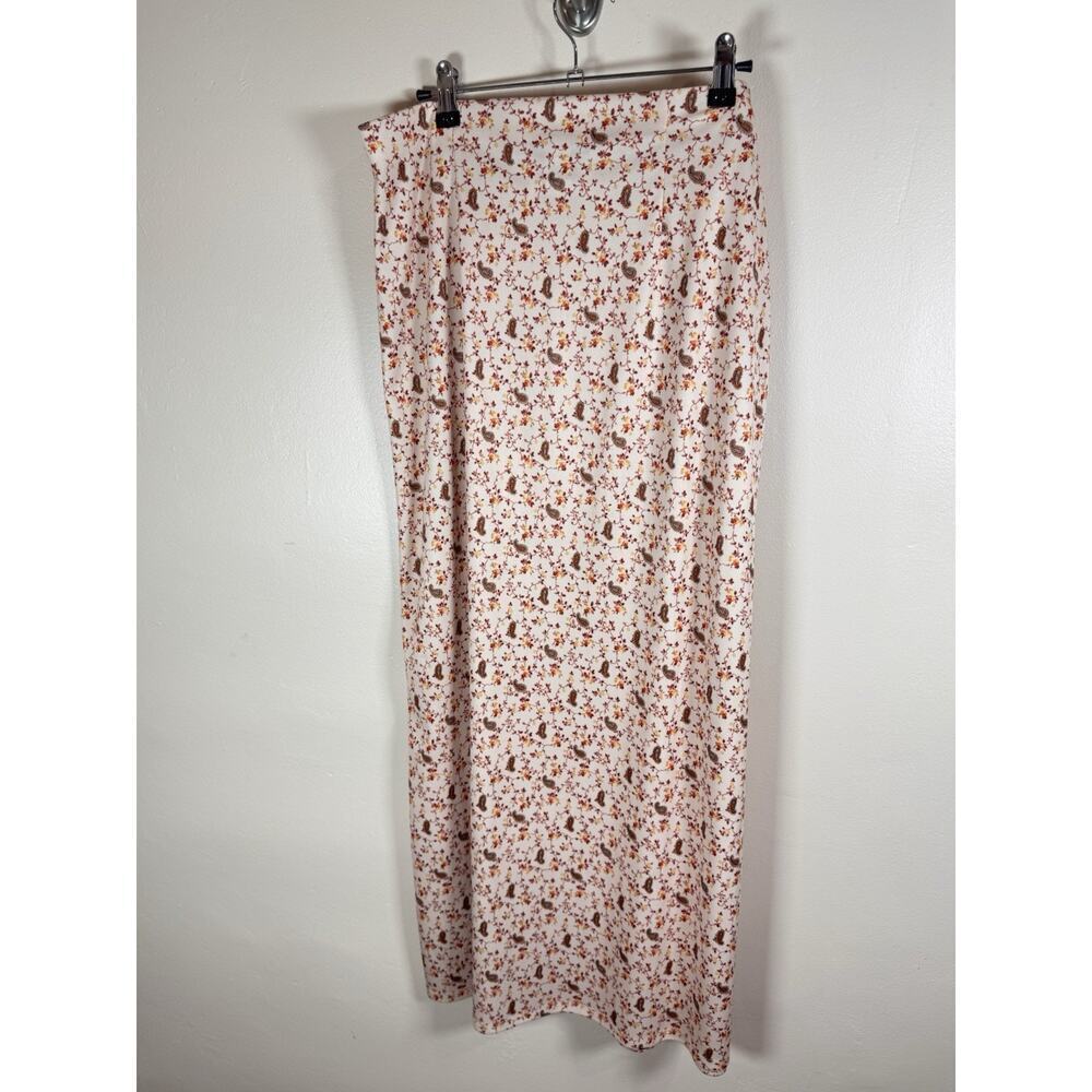VTG Judith Hart Womens Floral Button Up Forest Fairy 90s Grunge Skirt L Paisley - Picture 4 of 8